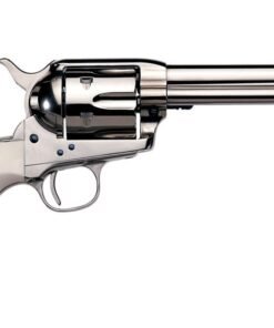 Uberti 1873 Cattleman Cody .45 Colt Single-Action Revolver with Nickel-Plated Steel